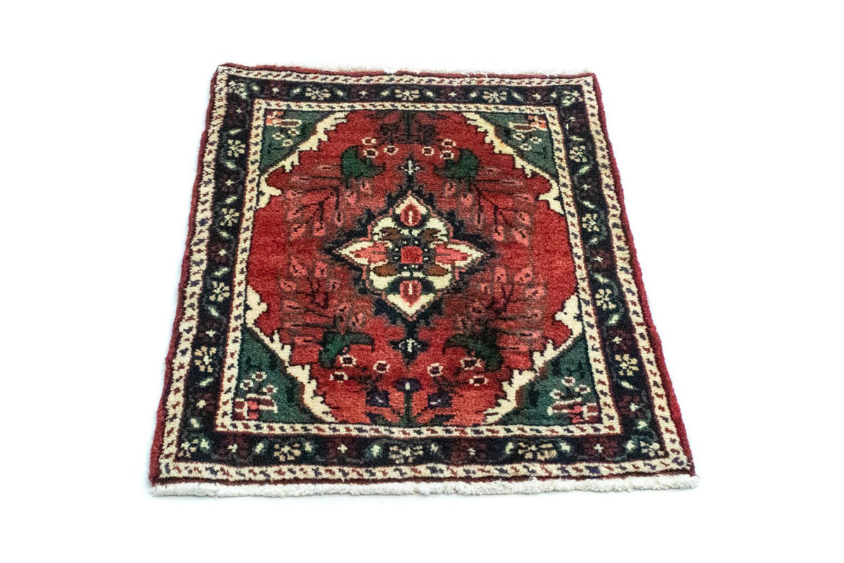 Persisk tæppe - Nomadisk - 60 x 40 cm - rød