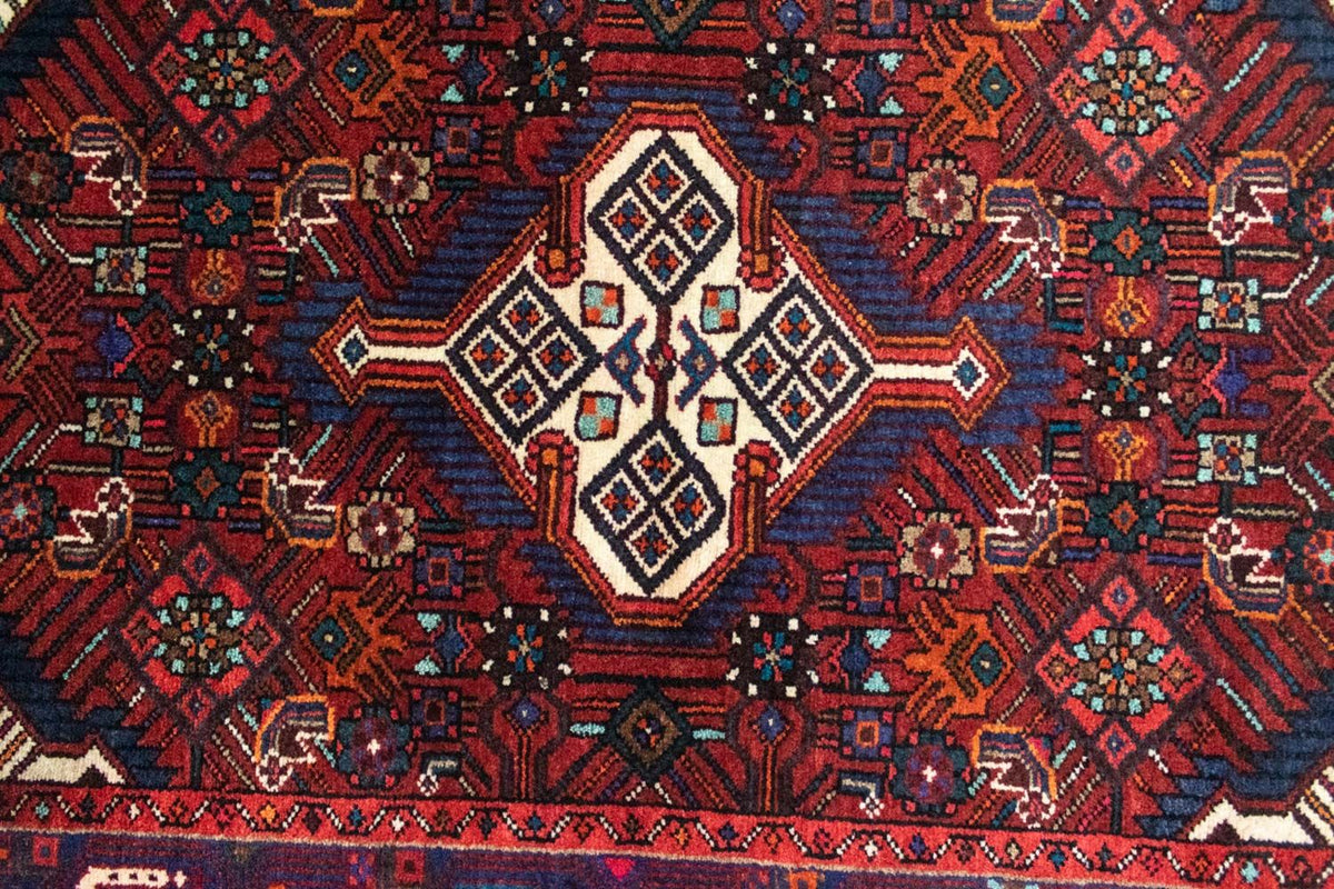 Persisk tæppe - Nomadisk - 121 x 80 cm - blå