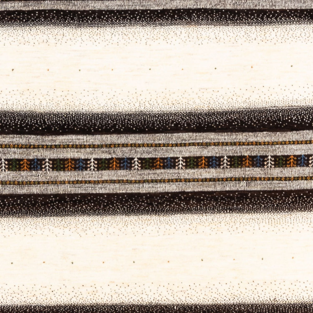 Gabbeh Tæppe - Loribaft Persisk - 278 x 211 cm - creme
