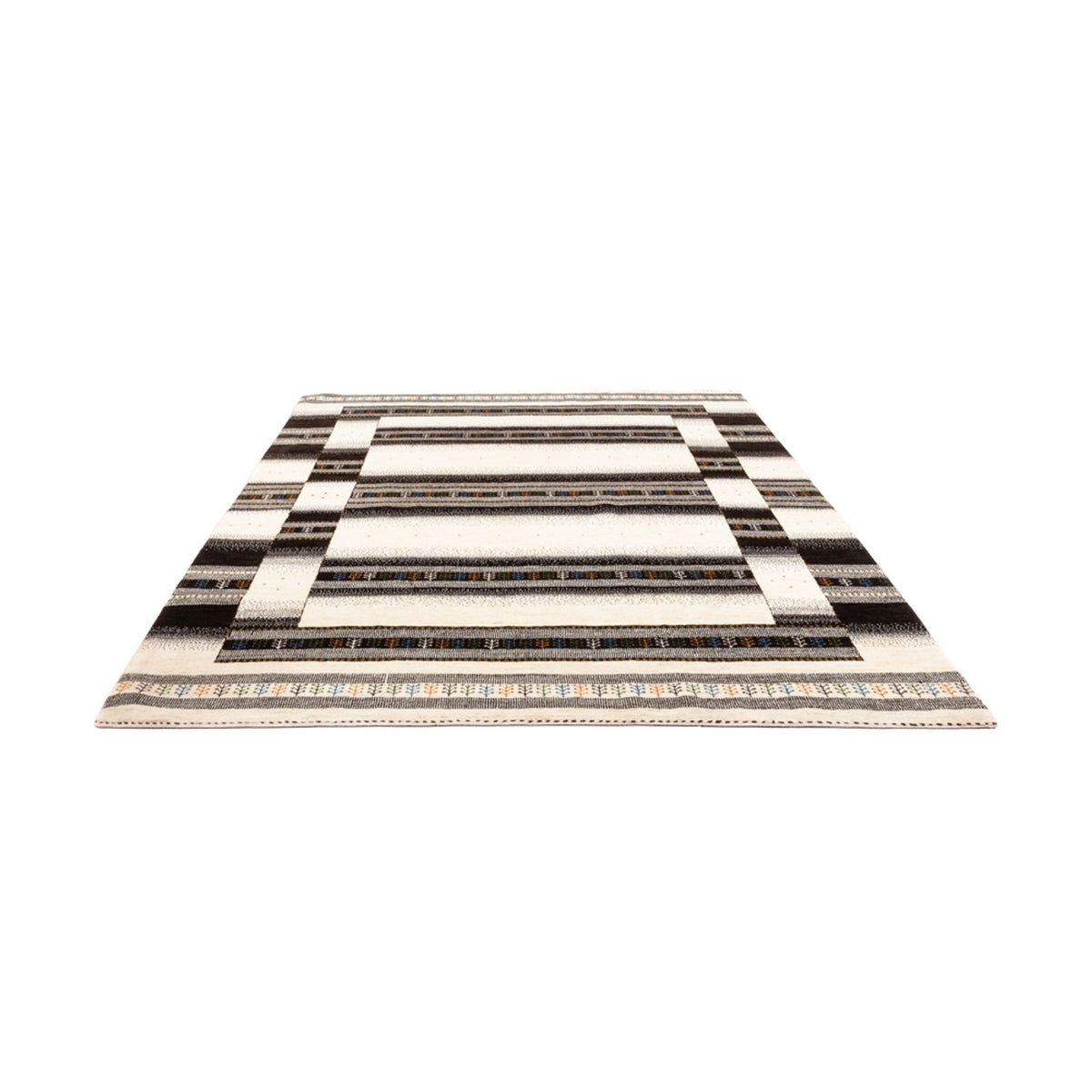 Gabbeh Tæppe - Loribaft Persisk - 278 x 211 cm - creme