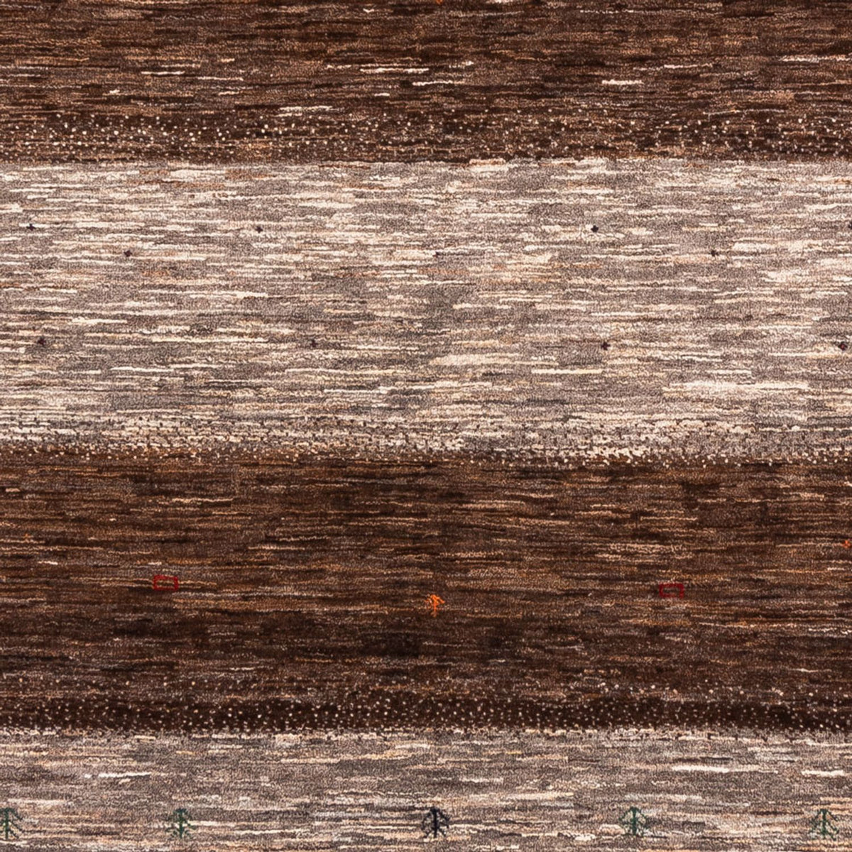 Gabbeh Tæppe - Loribaft Persisk - 238 x 174 cm - natur