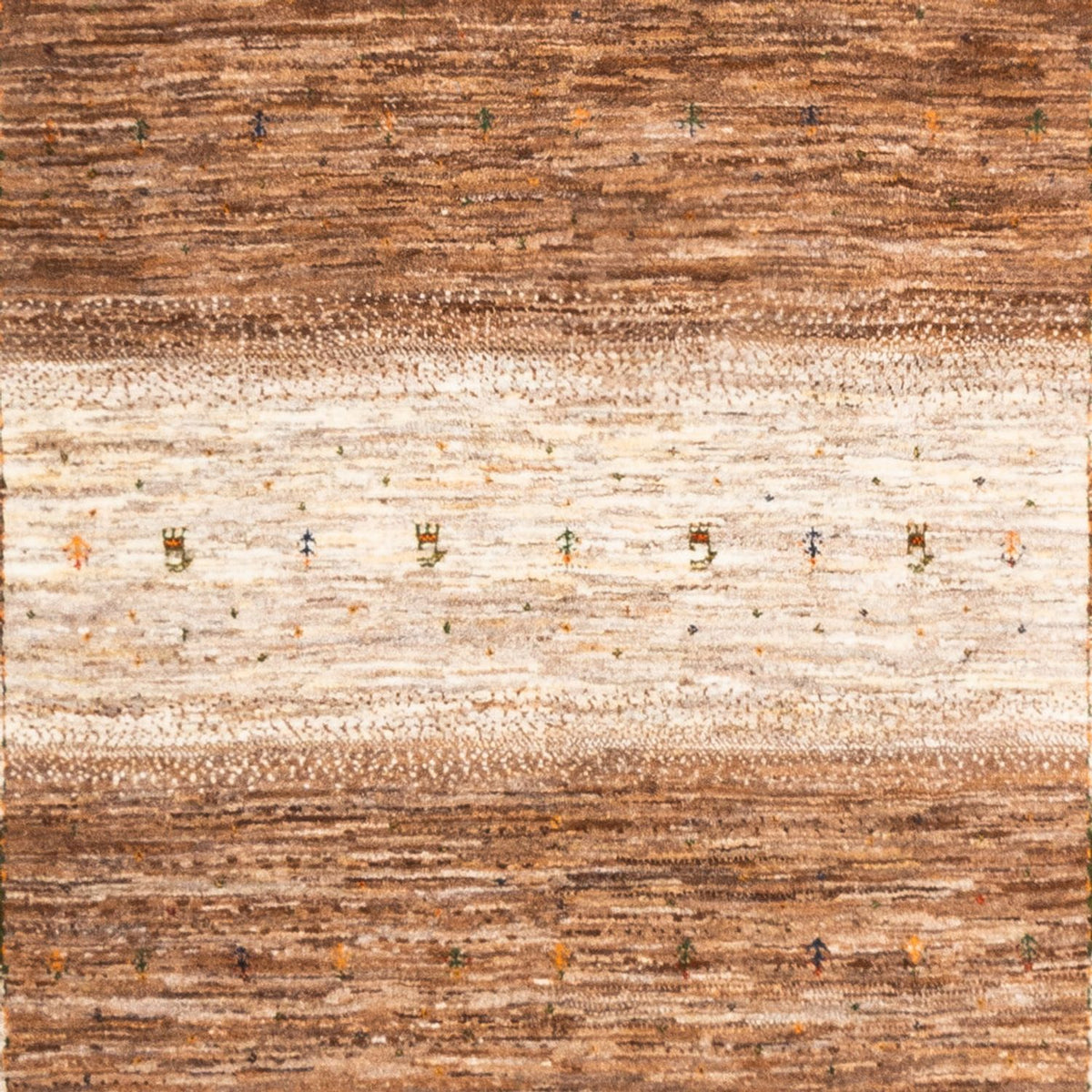 Gabbeh Tæppe - Loribaft Persisk - 237 x 171 cm - natur