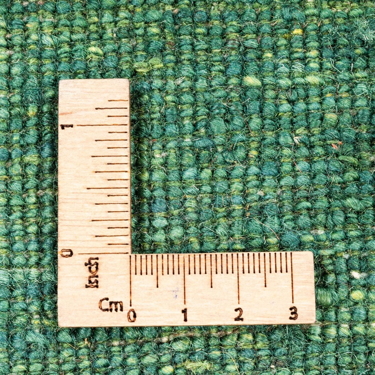 Gabbeh Tæppe - Loribaft Persisk - 126 x 83 cm - grøn