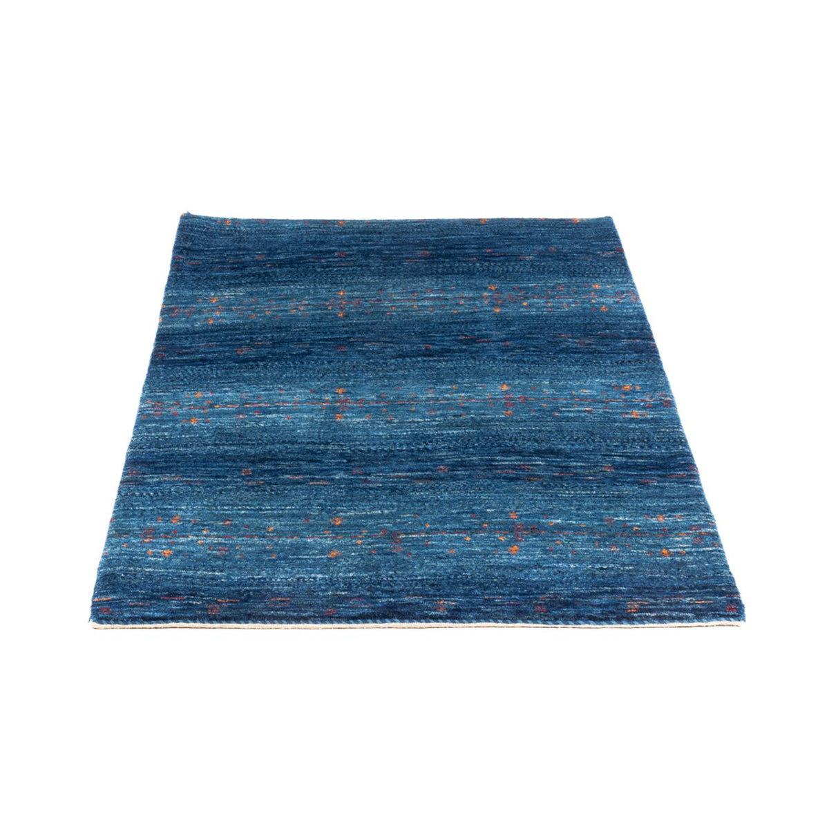 Gabbeh Tæppe - Loribaft Persisk - 120 x 80 cm - blå