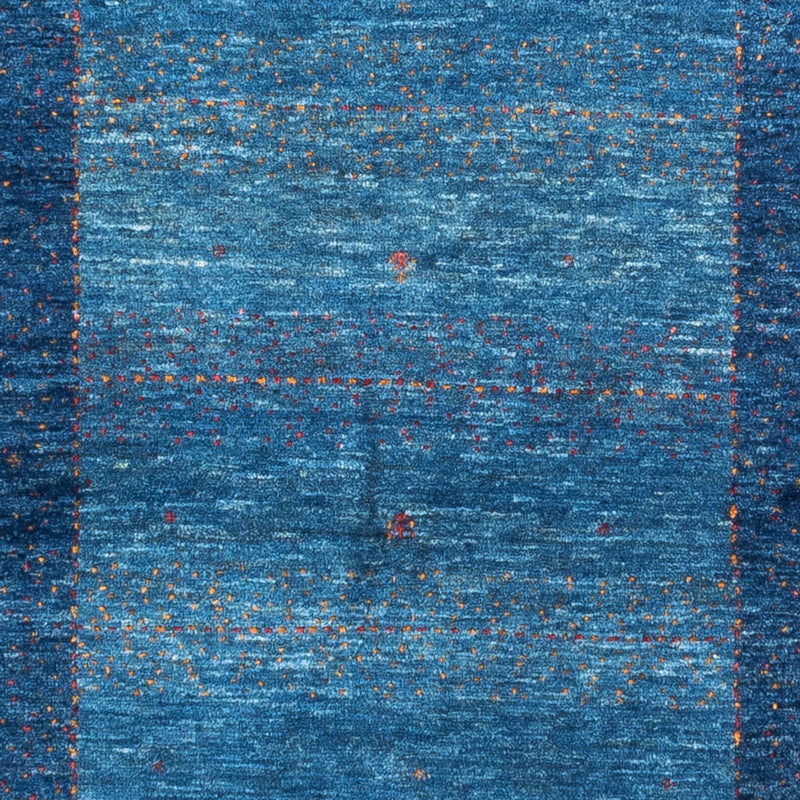 Gabbeh Tæppe - Loribaft Persisk - 134 x 88 cm - blå