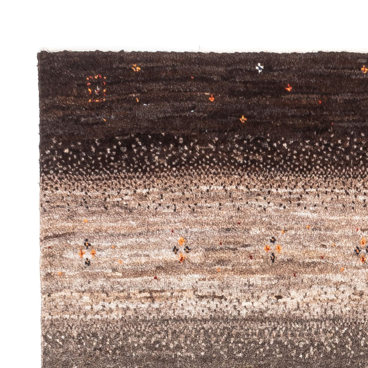 Gabbeh Tæppe - Loribaft Persisk - 127 x 82 cm - grå