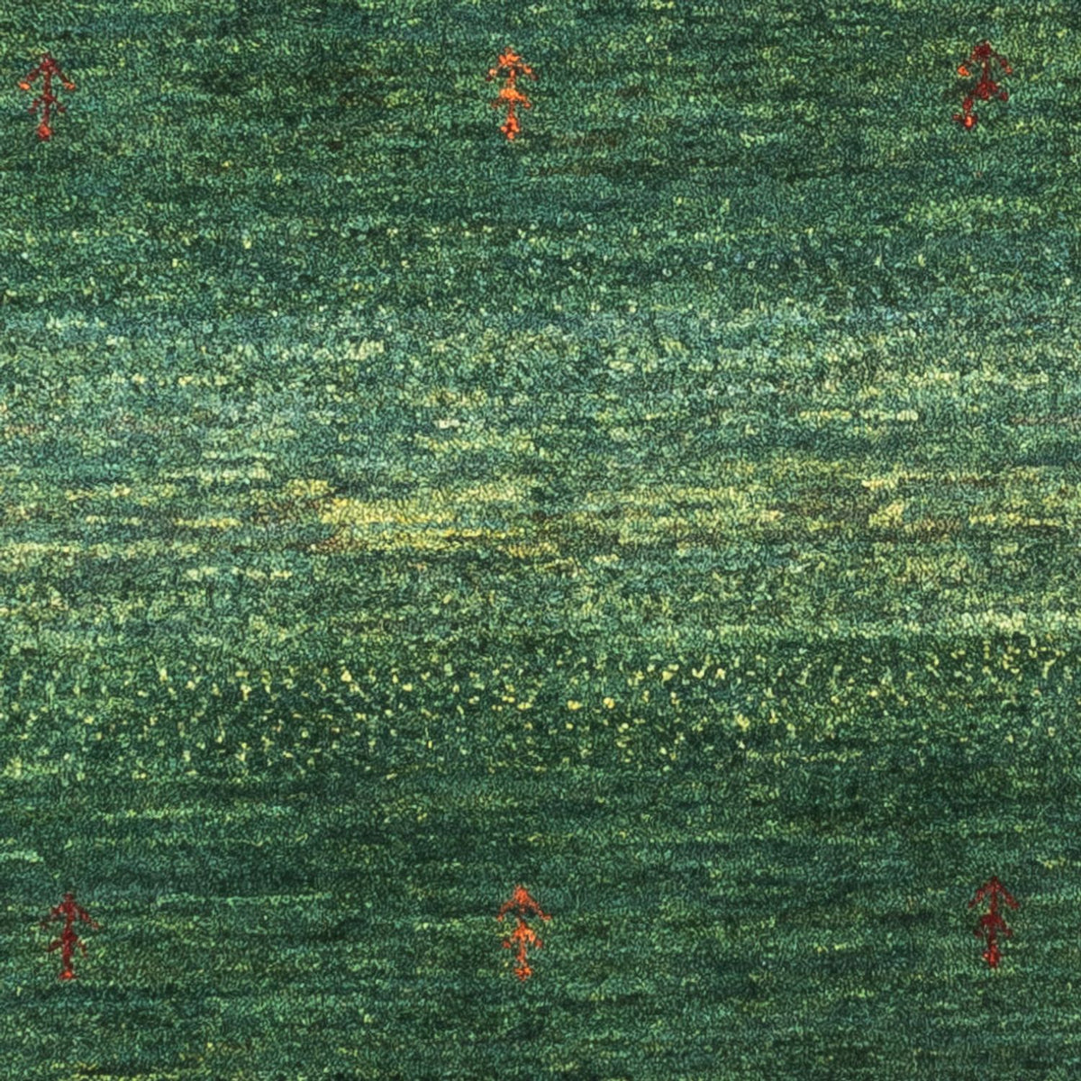 Gabbeh Tæppe - Loribaft Persisk - 120 x 80 cm - grøn