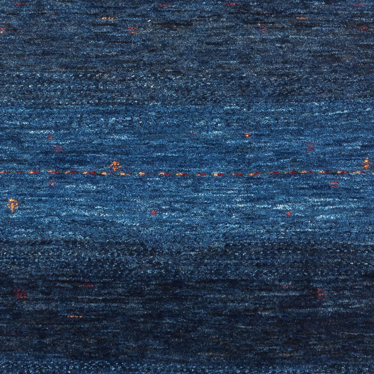Gabbeh Tæppe - Loribaft Persisk - 132 x 83 cm - blå