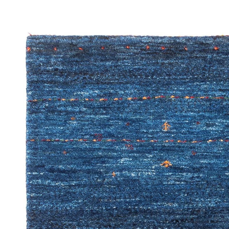 Gabbeh Tæppe - Loribaft Persisk - 132 x 83 cm - blå