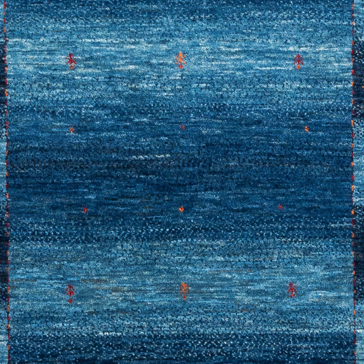 Gabbeh Tæppe - Loribaft Persisk - 190 x 128 cm - blå