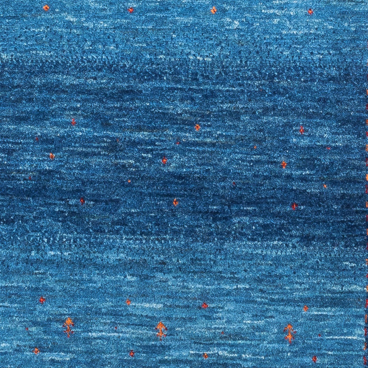 Gabbeh Tæppe - Loribaft Persisk - 135 x 93 cm - blå