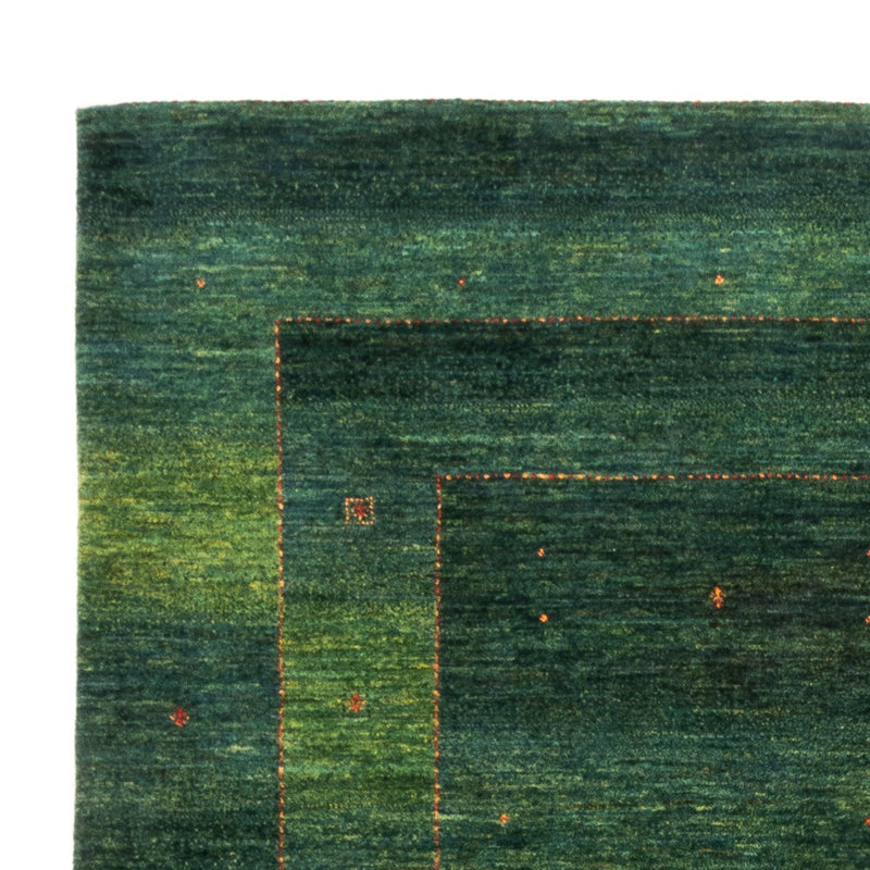 Gabbeh Tæppe - Loribaft Persisk - 228 x 175 cm - grøn