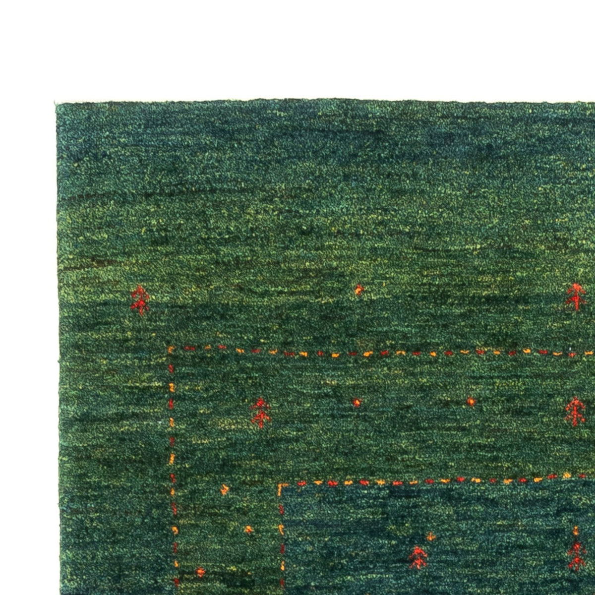 Gabbeh Tæppe - Loribaft Persisk - 183 x 105 cm - grøn