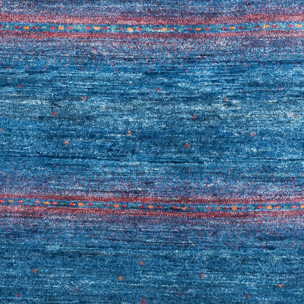 Gabbeh Tæppe - Loribaft Persisk - 168 x 118 cm - blå