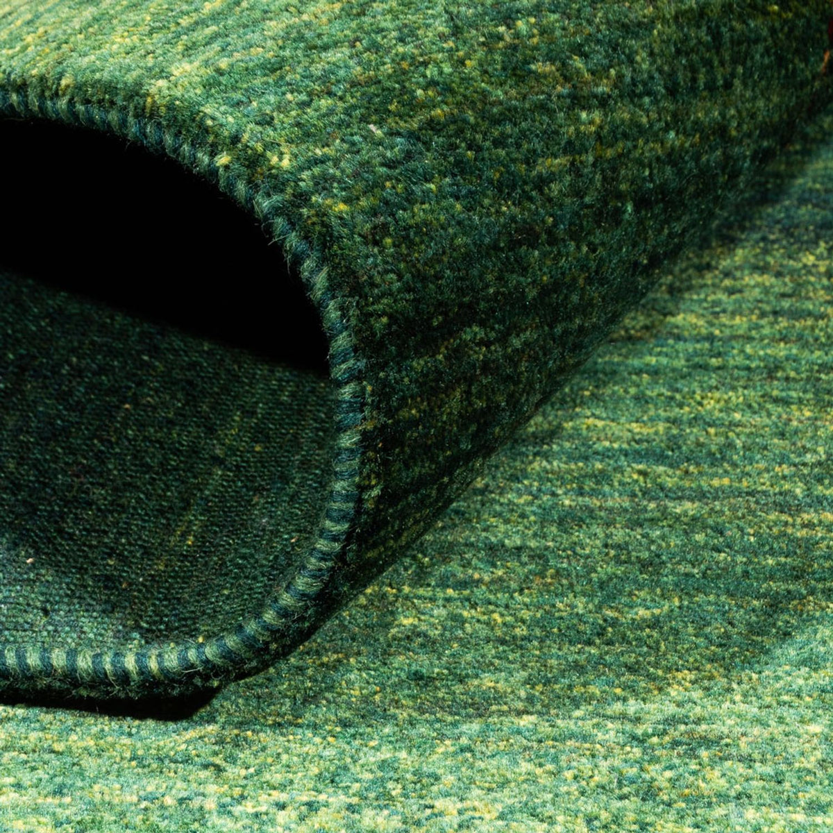 Gabbeh Tæppe - Loribaft Persisk - 181 x 118 cm - grøn