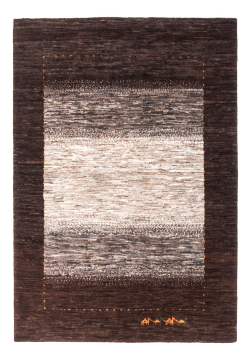 Gabbeh Tæppe - Loribaft Persisk - 154 x 103 cm - grå