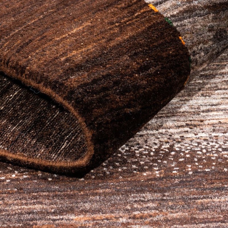 Gabbeh Tæppe - Loribaft Persisk - 154 x 103 cm - grå