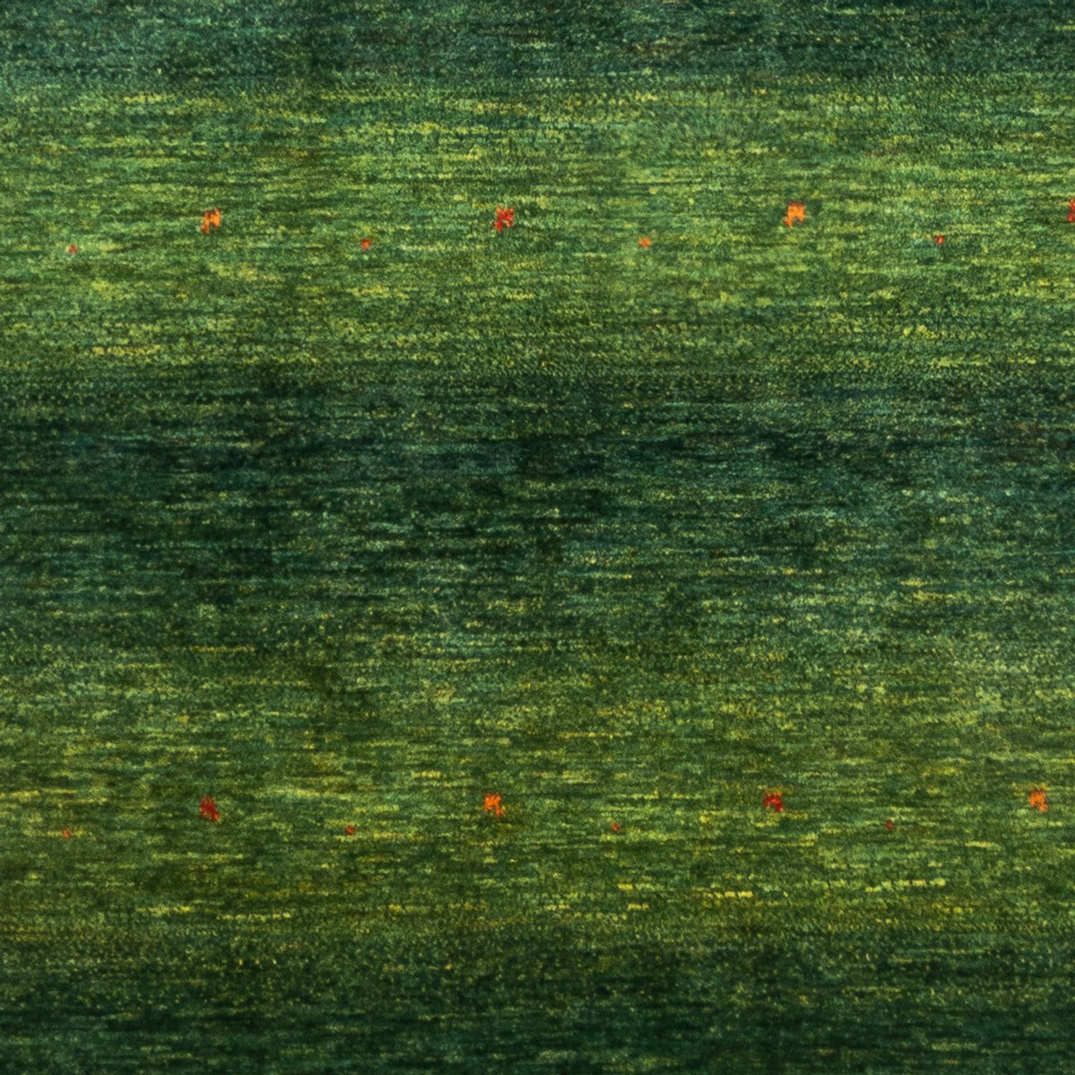 Gabbeh Tæppe - Loribaft Persisk - 244 x 172 cm - grøn