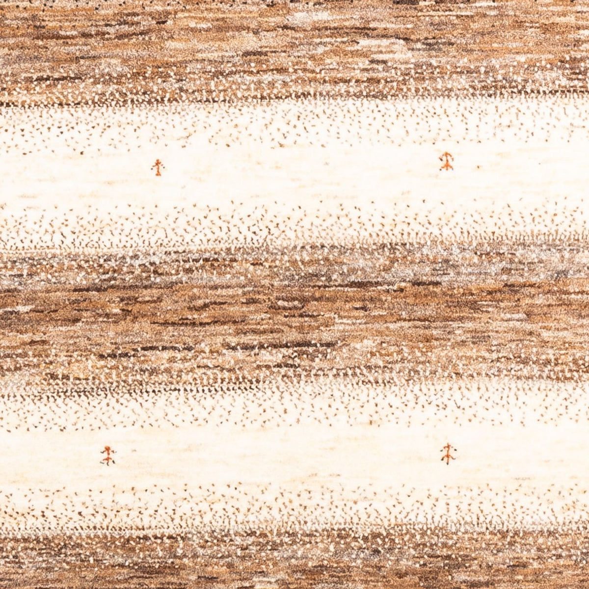 Gabbeh Tæppe - Loribaft Persisk - 190 x 125 cm - grå