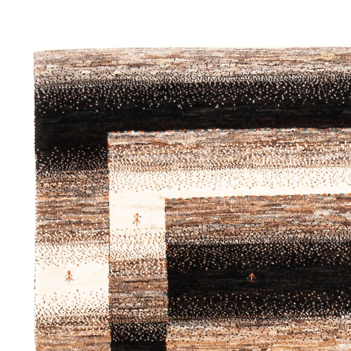 Gabbeh Tæppe - Loribaft Persisk - 190 x 125 cm - grå