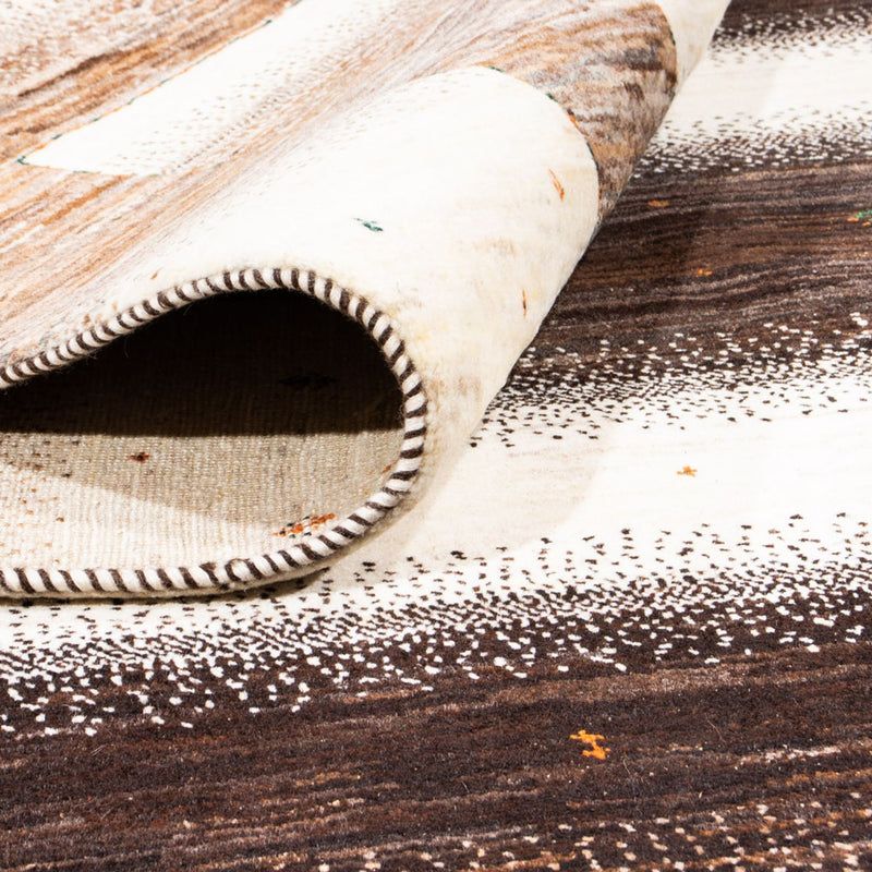 Gabbeh Tæppe - Loribaft Persisk - 298 x 215 cm - grå