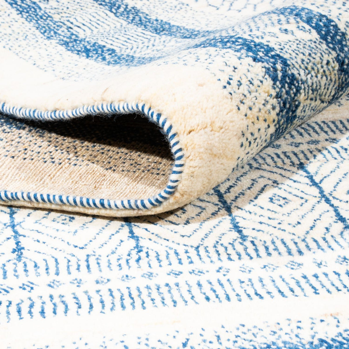 Gabbeh Tæppe - Loribaft Persisk - 308 x 226 cm - creme