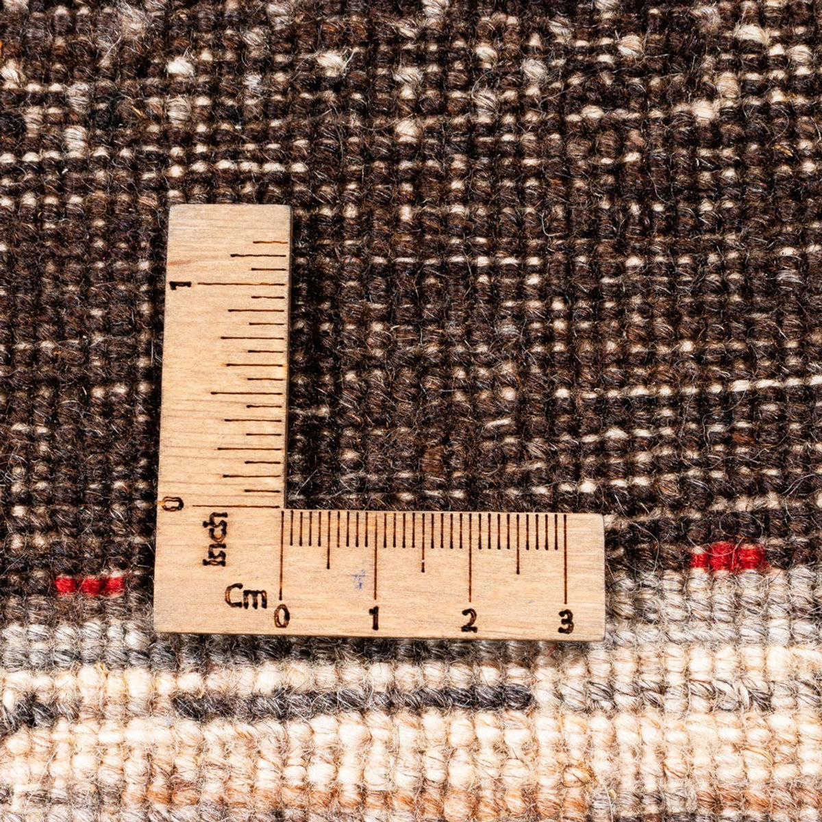 Gabbeh Tæppe - Loribaft Persisk - 242 x 170 cm - natur