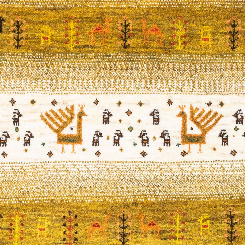 Gabbeh Tæppe - Loribaft Persisk - 128 x 82 cm - flerfarvet