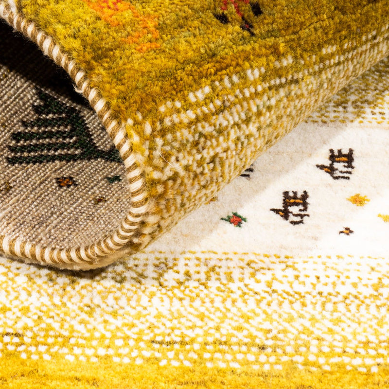 Gabbeh Tæppe - Loribaft Persisk - 128 x 82 cm - flerfarvet