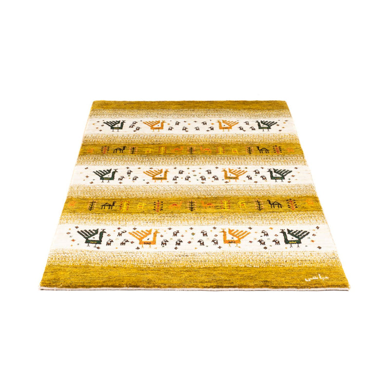 Gabbeh Tæppe - Loribaft Persisk - 128 x 82 cm - flerfarvet