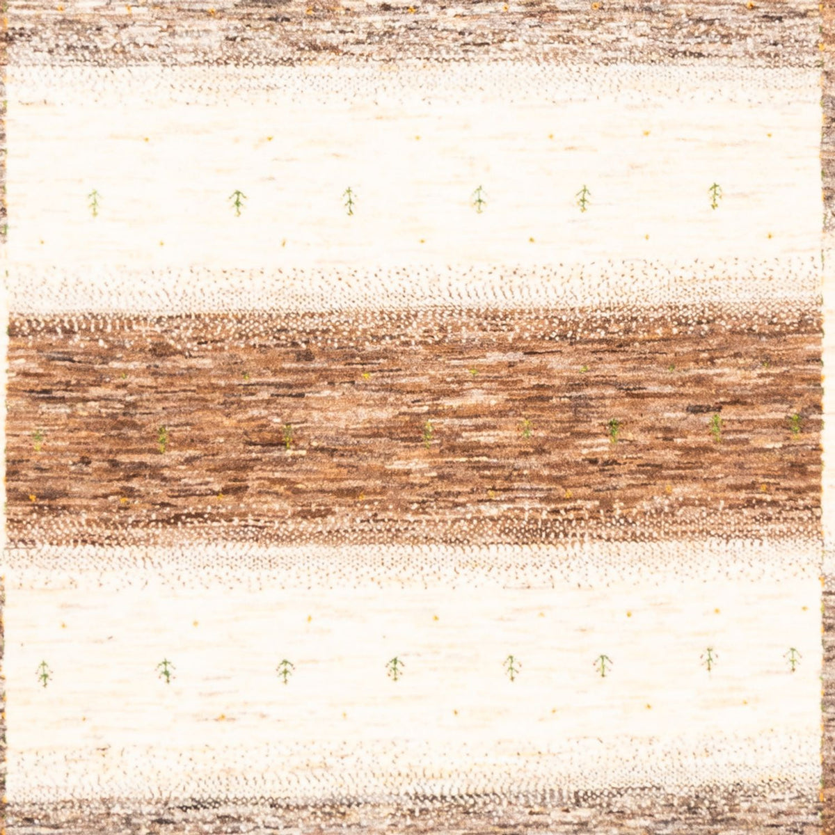 Gabbeh Tæppe - Loribaft Persisk - 252 x 174 cm - natur