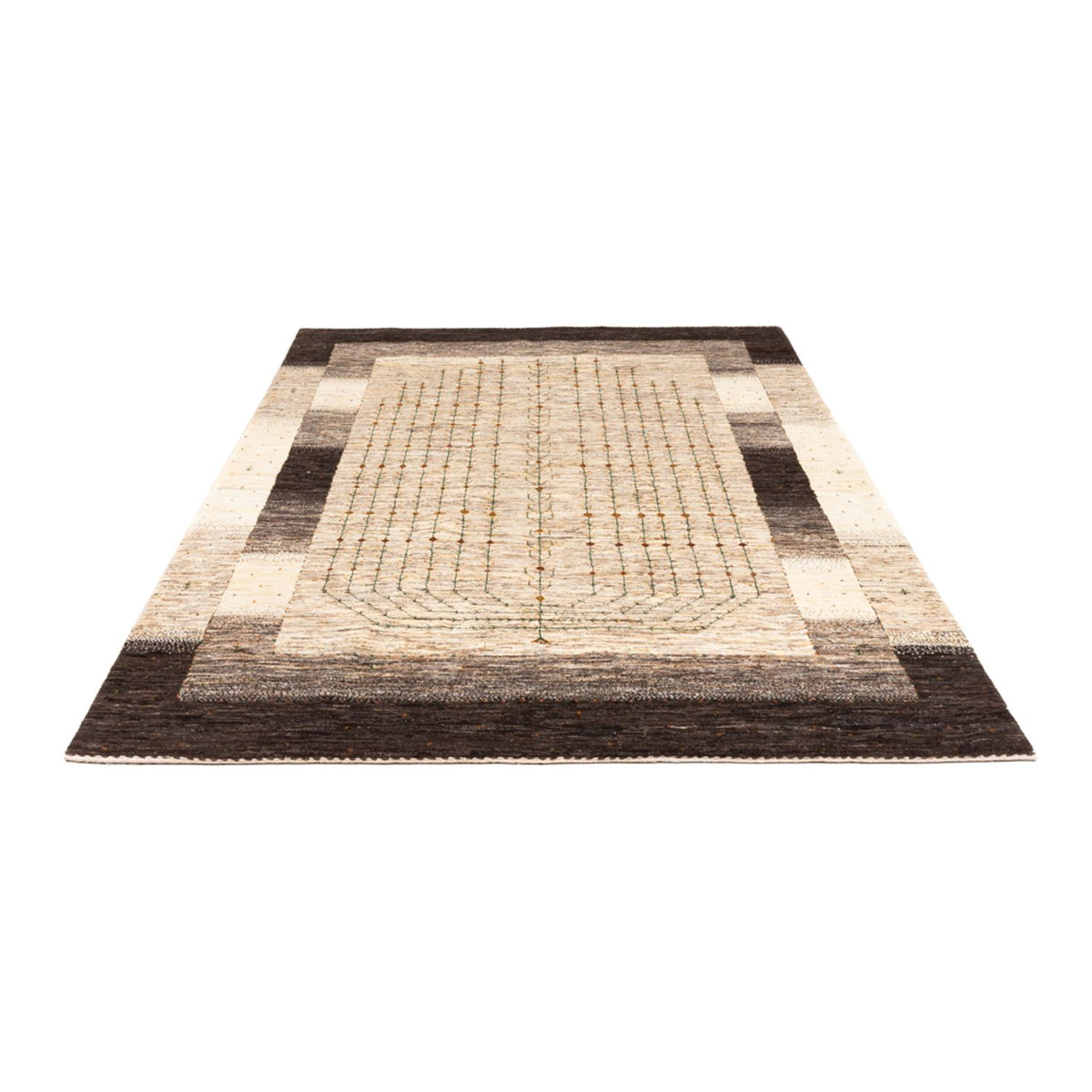 Gabbeh Tæppe - Loribaft Persisk - 240 x 173 cm - natur