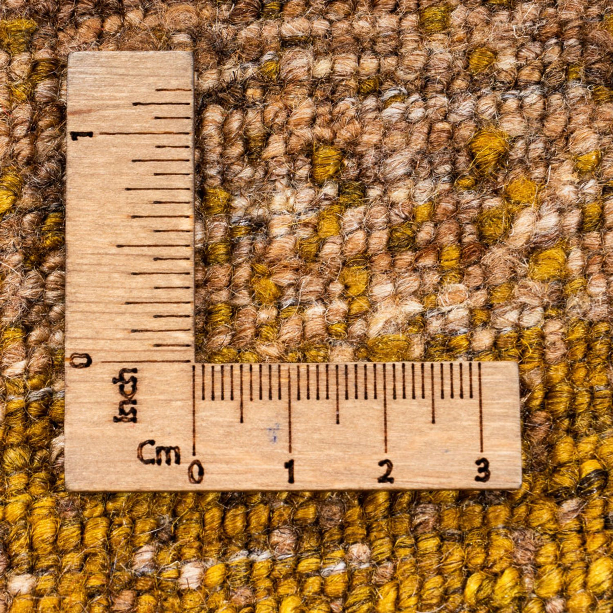 Gabbeh Tæppe - Loribaft Persisk - 175 x 129 cm - guld