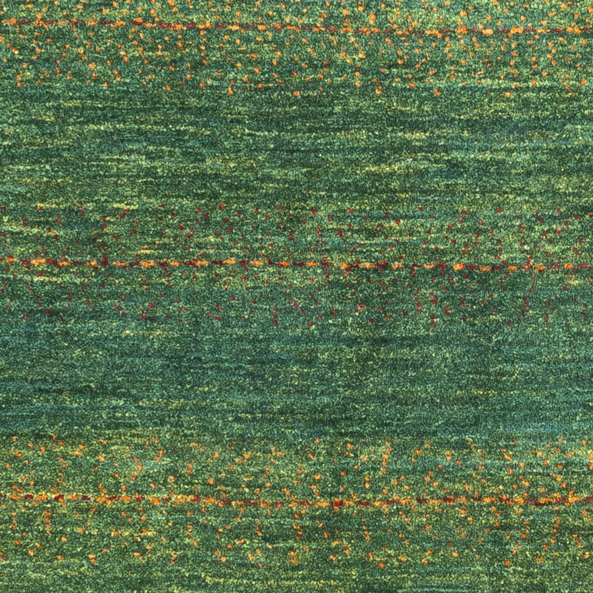 Gabbeh Tæppe - Loribaft Persisk - 122 x 80 cm - grøn