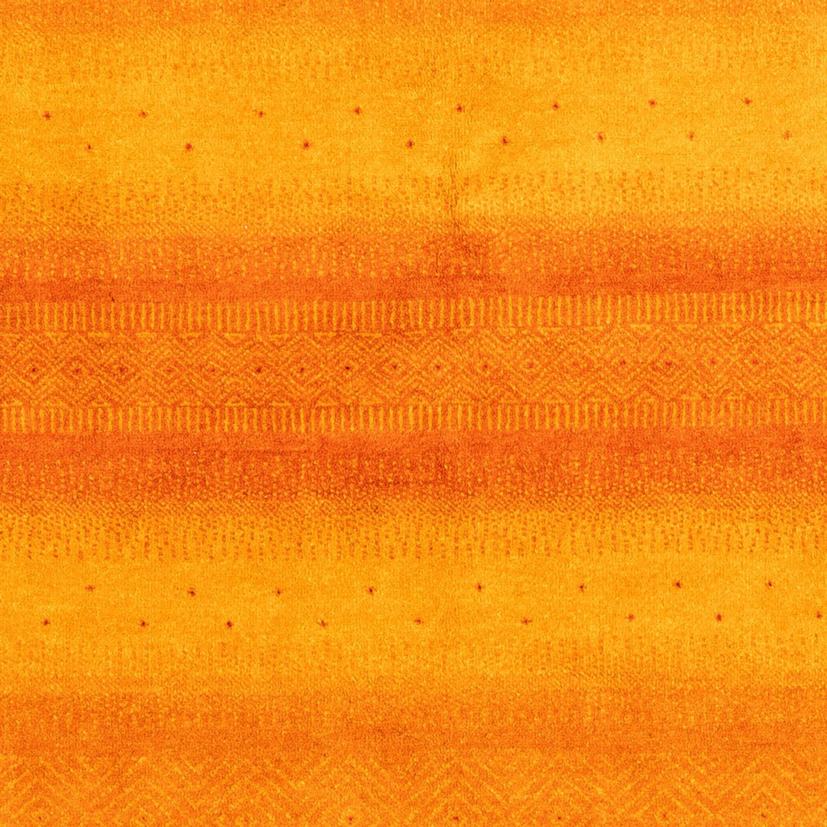 Gabbeh Tæppe - Loribaft Persisk - 206 x 150 cm - orange