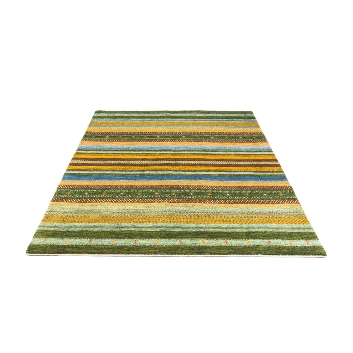 Gabbeh Tæppe - Loribaft Persisk - Royal - 220 x 152 cm - grøn