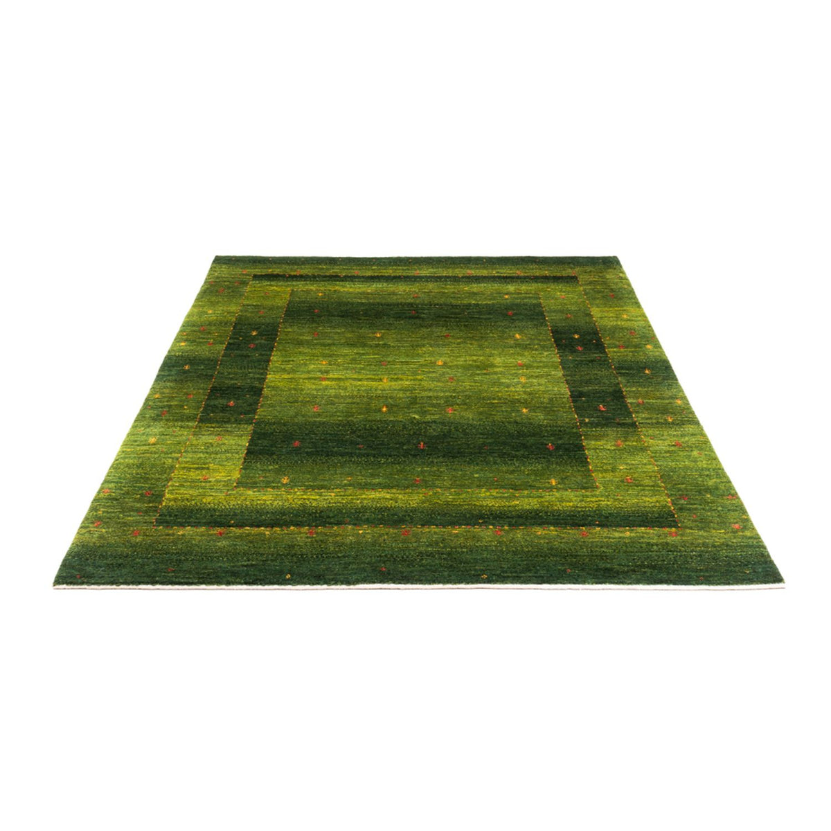 Gabbeh Tæppe - Loribaft Persisk - 200 x 150 cm - grøn