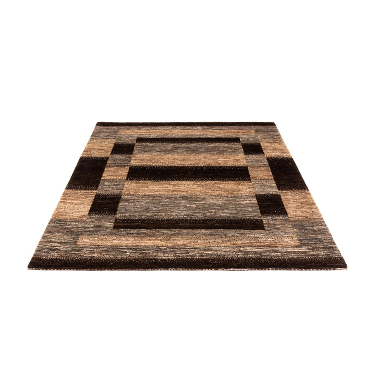 Gabbeh Tæppe - Loribaft Persisk - 203 x 145 cm - grå