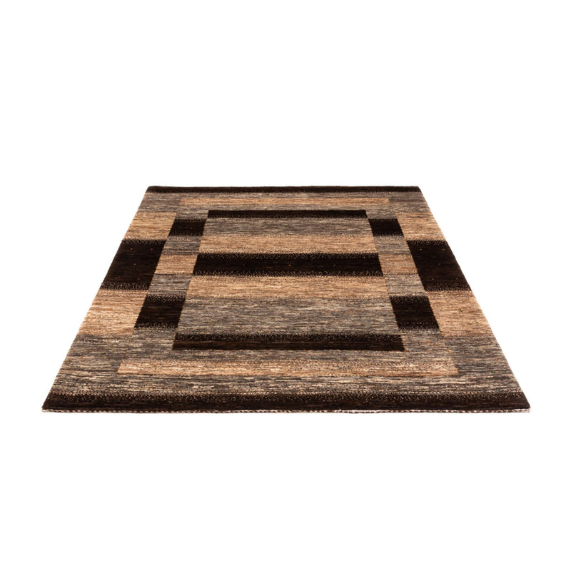 Gabbeh Tæppe - Loribaft Persisk - 203 x 145 cm - grå