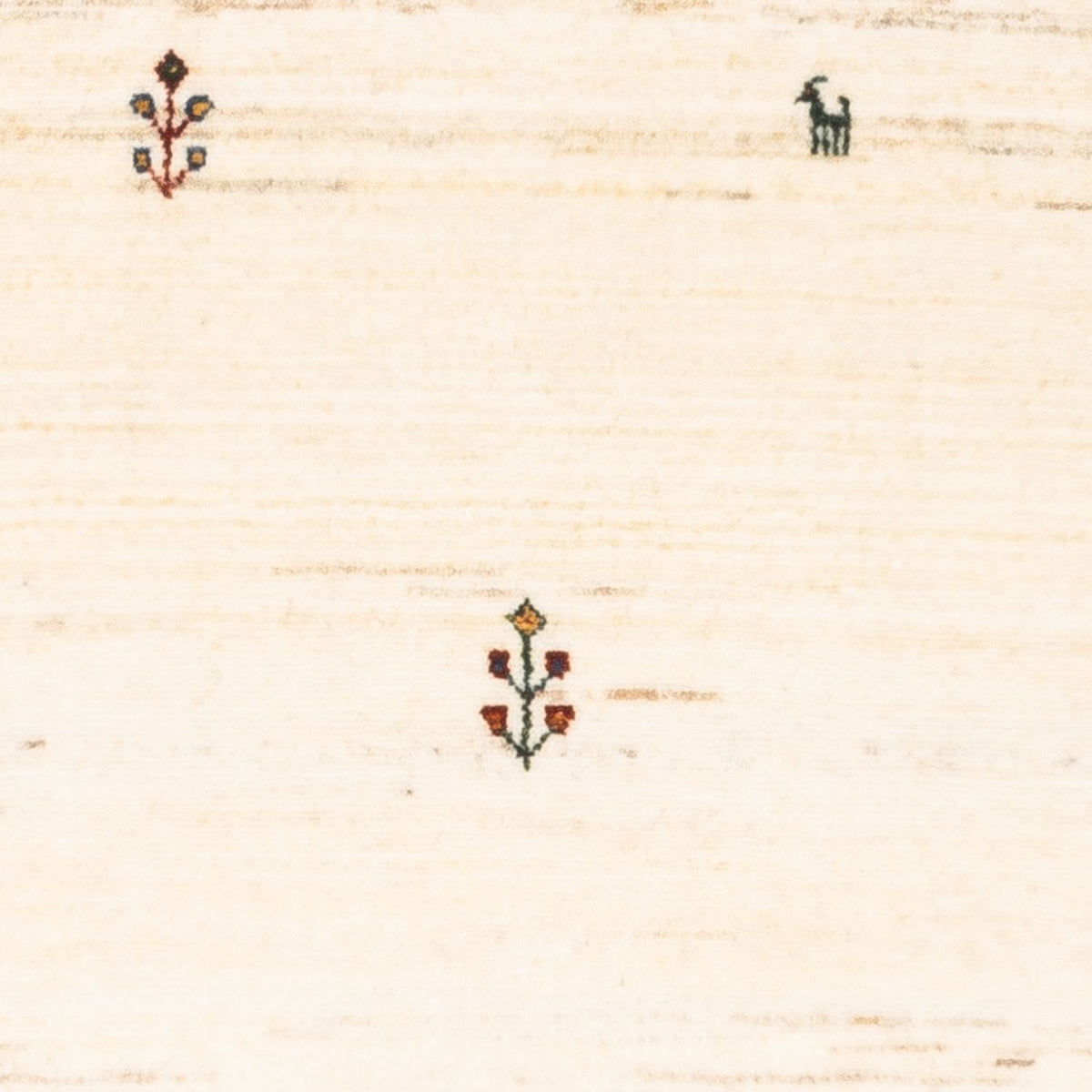 Gabbeh Tæppe - Loribaft Persisk - Royal - 125 x 90 cm - creme