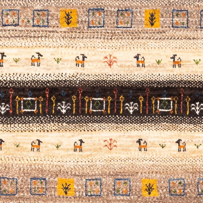 Gabbeh Tæppe - Loribaft Persisk - Royal - 135 x 87 cm - flerfarvet