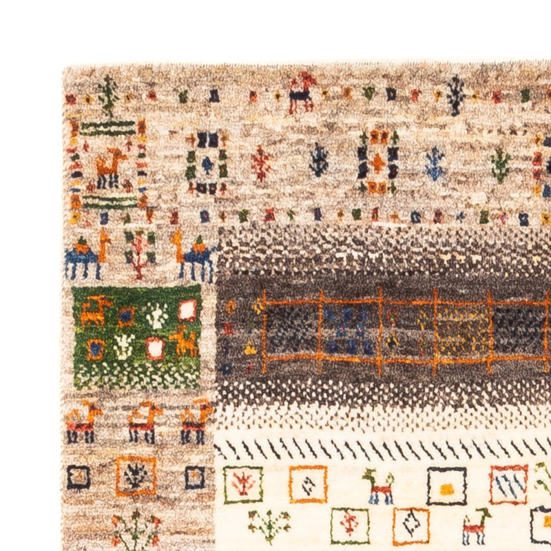 Gabbeh Tæppe - Loribaft Persisk - Royal - 135 x 87 cm - flerfarvet