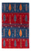 Gabbeh Tæppe - Loribaft Persisk - Royal - 130 x 82 cm - flerfarvet
