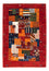 Gabbeh Tæppe - Loribaft Persisk - Royal - 125 x 93 cm - flerfarvet