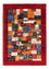Gabbeh Tæppe - Loribaft Persisk - Royal - 123 x 89 cm - flerfarvet