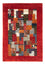 Gabbeh Tæppe - Loribaft Persisk - Royal - 120 x 80 cm - flerfarvet
