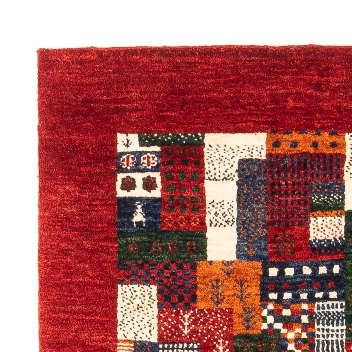 Gabbeh Tæppe - Loribaft Persisk - Royal - 120 x 80 cm - flerfarvet