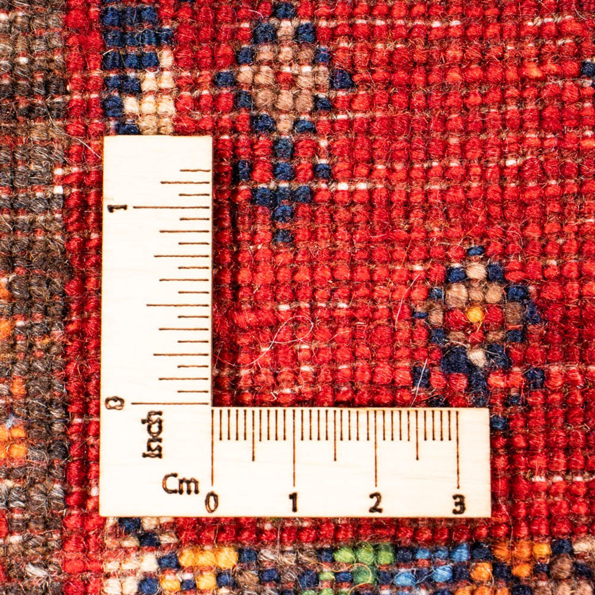 Gabbeh Tæppe - Loribaft Persisk - Royal - 124 x 80 cm - flerfarvet