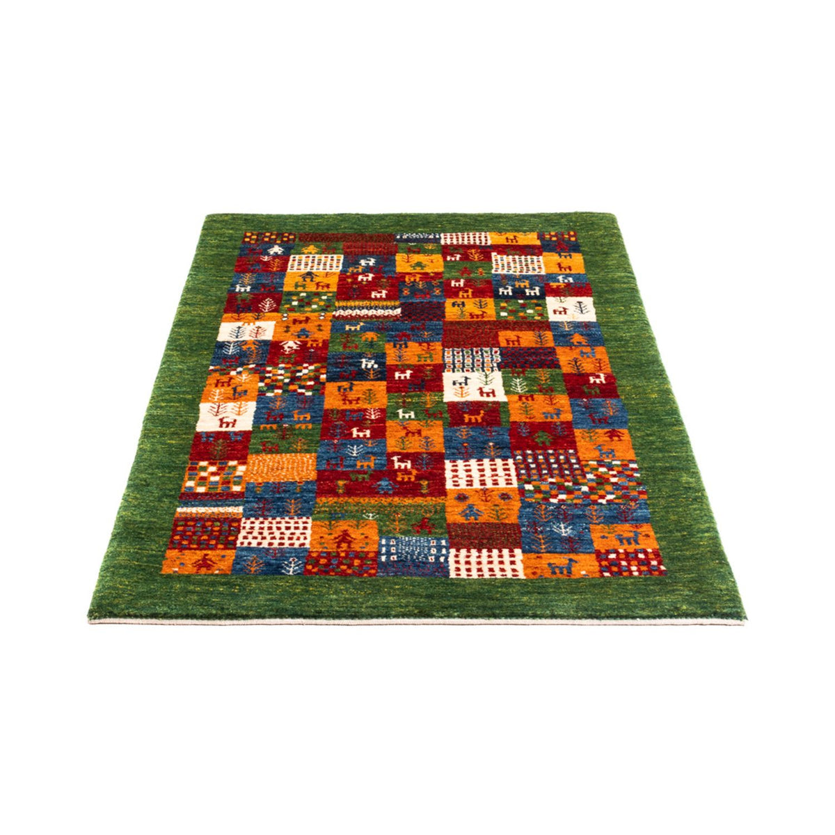 Gabbeh Tæppe - Loribaft Persisk - Royal - 133 x 85 cm - flerfarvet