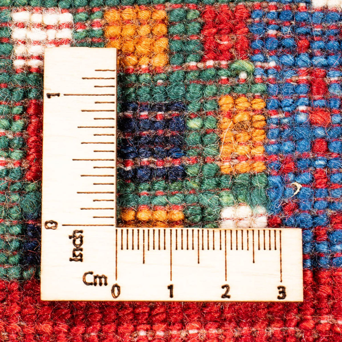 Gabbeh Tæppe - Loribaft Persisk - Royal - 119 x 79 cm - flerfarvet